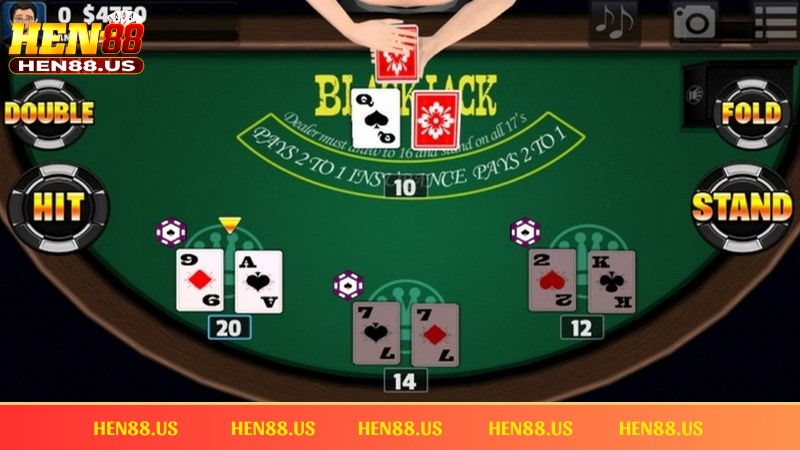 Blackjack cho phép rút bài nhiều lần giúp gỡ gạc hiệu quả